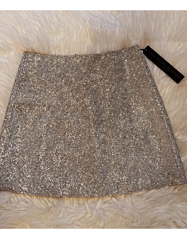 House of Harlow 1960 x Revolve Rhinestone Mini Skirt Sparkly Festival Coachella - Image 3