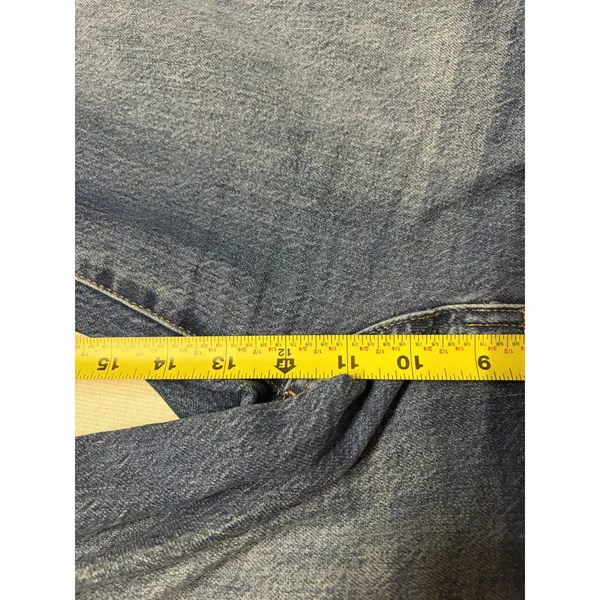 Habitual Wide Leg Jeans Medium Wash High Rise Denim Pants Women 4/27 - Image 8