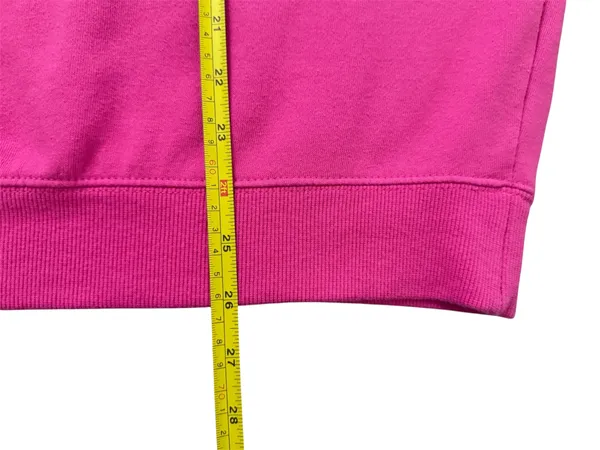 Showstopper Pink Crew Neck Pullover Sweatshirt Sz M Logo Graphic Print Fleece - Image 7