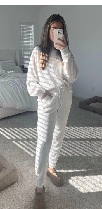 Muse Sweatpant Ivory XS - Image 15