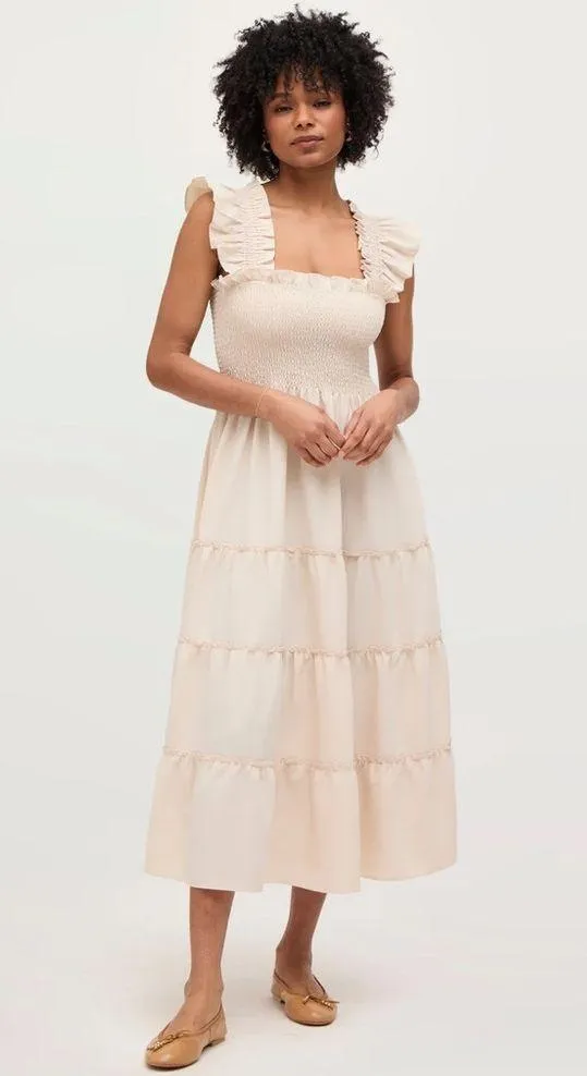 Hill House The Ellie Nap Dress - Sand Crepe - Image 3
