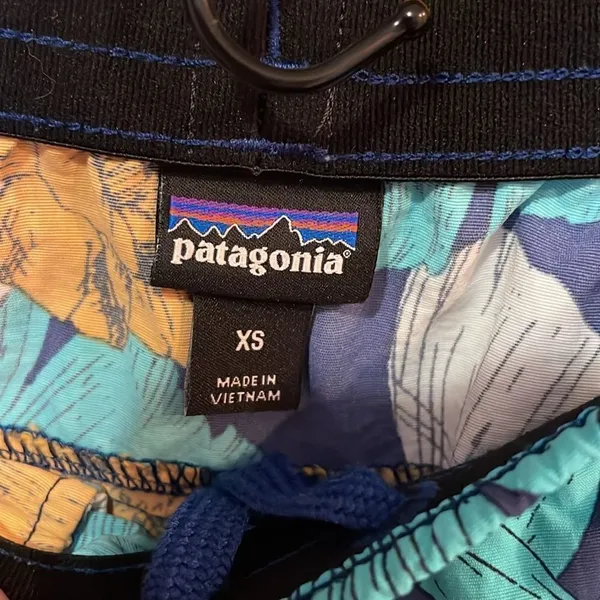 Patagonia Women's Baggies™ Shorts - 5" - Best Fronds Channel Blue - Image 3