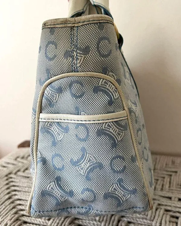 Celine Macadam Boogie Sky Handbag - Image 5