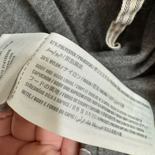 Vintage Y2K Abercrombie & Fitch Silky Gray Water Wind Resistant Light Jacket Sma - Image 12