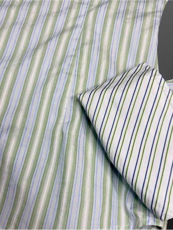 Vintage Ezra Fitch by Abercrombie & Fitch Y2K Button-Up 💚🩵 - Image 14