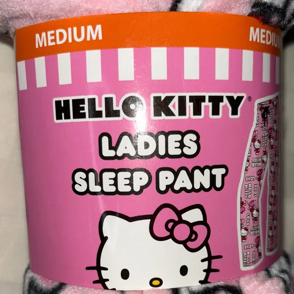 Hello Kitty Pink Fleece Lounge Pants - Image 3