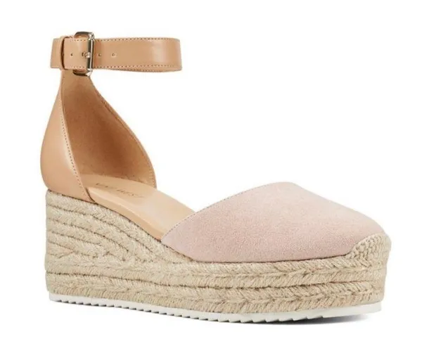 Nine West Natural Blush Ariela Espadrille Wedge Sandals - Image 6