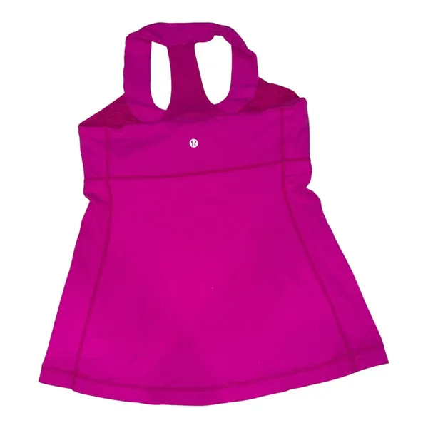 Lululemon Athletic Tank Top Racerback Magenta Size 8 - Image 2