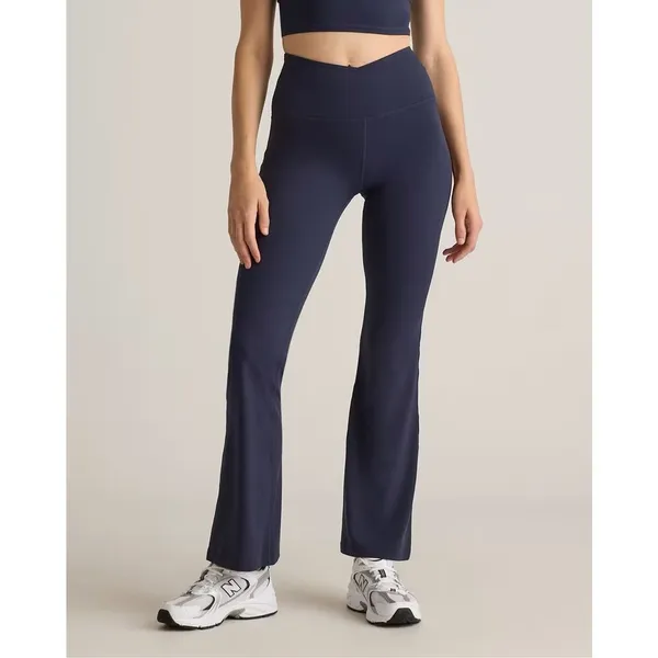✨Quince Ultra-Form High-Rise Crossover Flared Deep Navy Sz Medium Pants✨ - Image 2