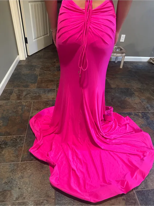 Sherri Hill Fusha Hot Pink Formal dress (Will get better pictures soon!) - Image 3