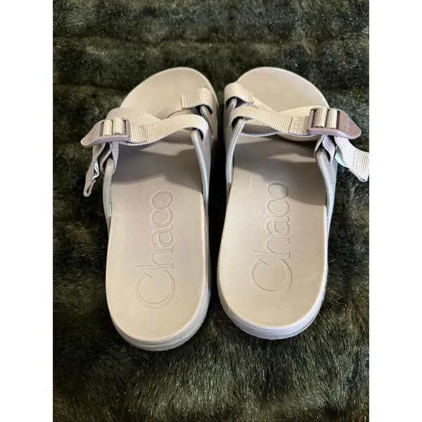 Chacos Chillos Slide Size 9 Strappy Sport Sandals purple shoes - Image 3