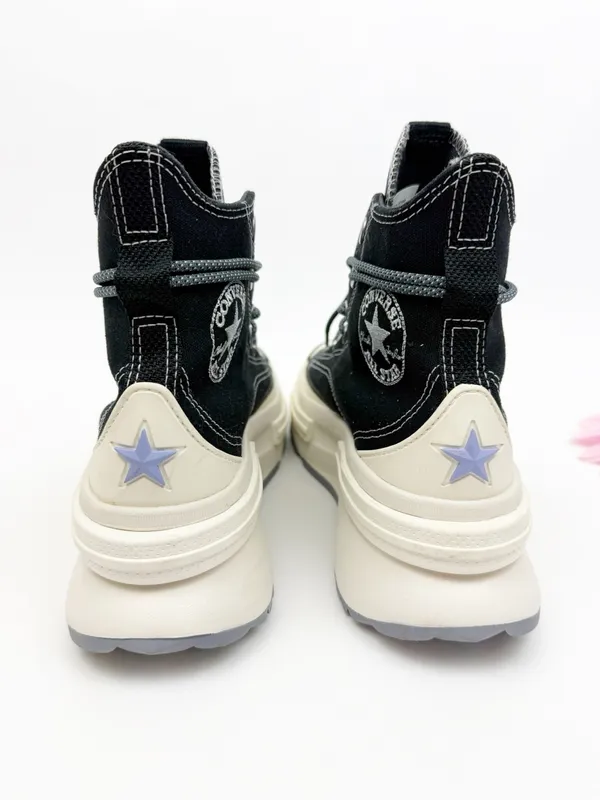 Converse All Star Run Star Legacy Cx High Top Platform Sneaker Black/Ultraviolet - Image 6