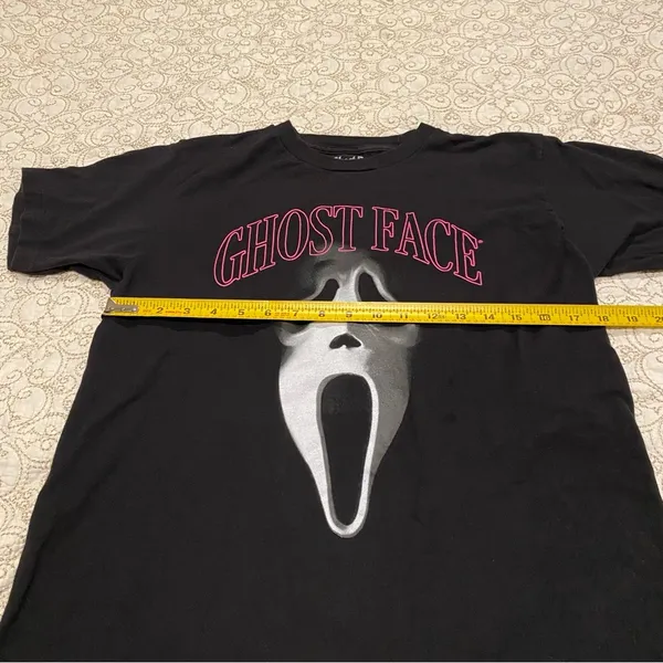 Ghost Face Tee Size Medium Black - Image 5