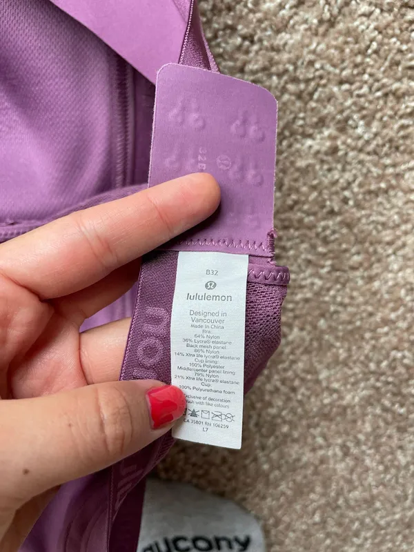 Lululemon Purple Sports Bra - Image 3