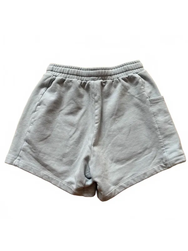 Allwear Organic Cotton Sweat Shorts 2.0 Mist Blue Women's Size XS - Image 5