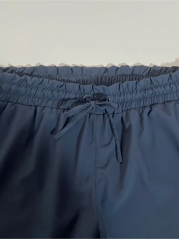 Mondetta Performance Luxury Navy Pull On Stretch Shorts L Travel Athleisure - Image 6