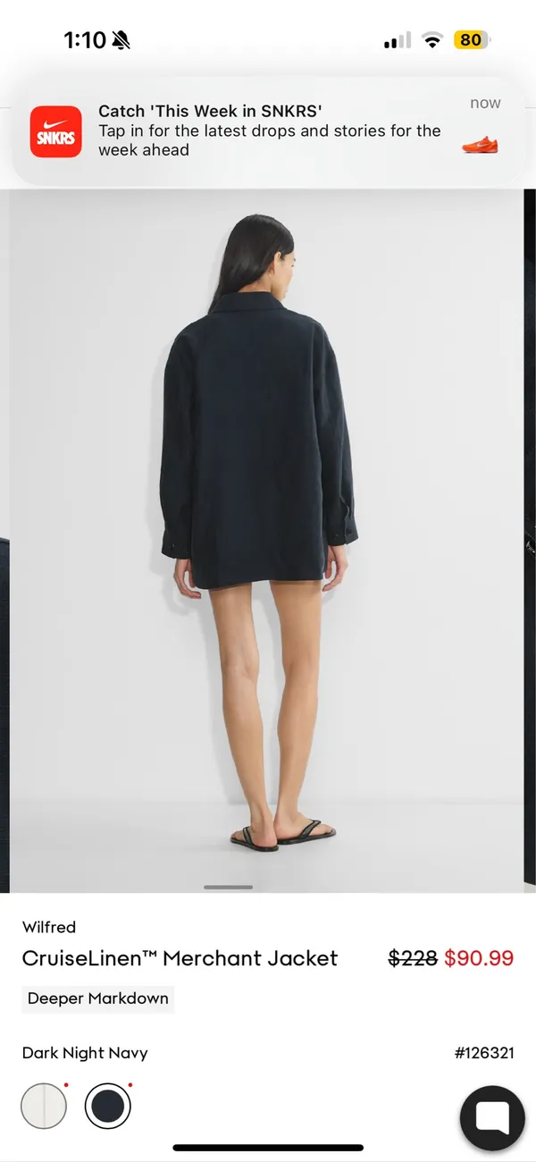 Aritzia Wilfred Cruiselinen™ Merchant Jacket - Image 5