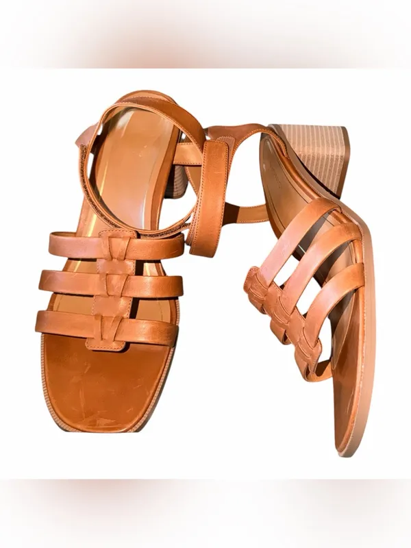 NEW $150 Vionic Maisy Ankle Strap Sandal 12 M, TAN TMB LEATHER - Image 7
