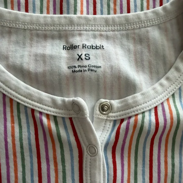 Roller Rabbit Striped Multicolor Pajama Top - Image 3