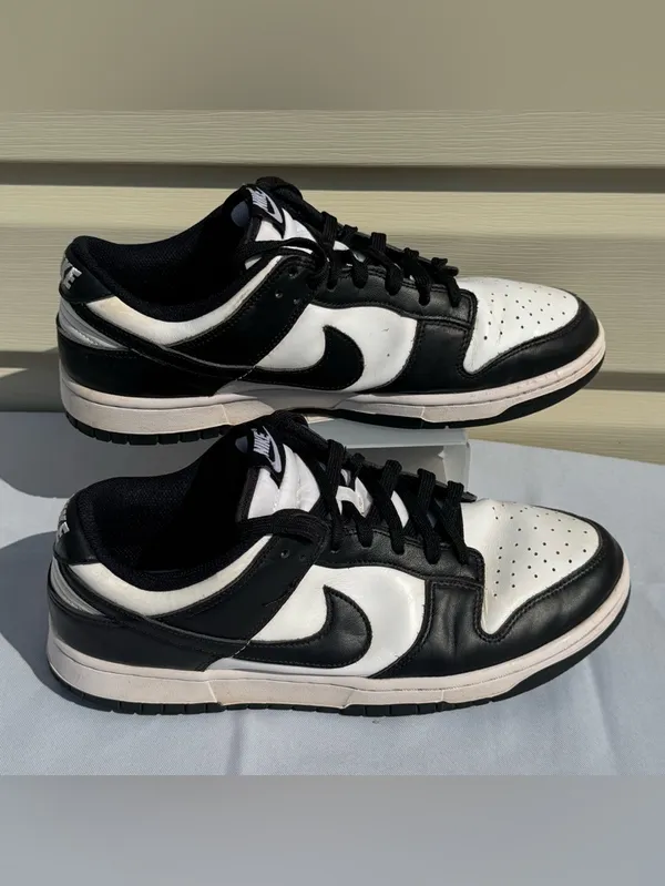 Nike Dunk Low Panda Black White Women’s 11 / Men’s 9.5 DD1503-101 - Image 2