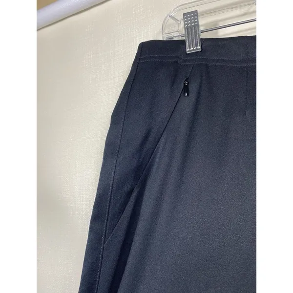 Tail Tech Pants Womens Sz 4 Black Pull On Zip Pockets Straight Leg Golf‎ Slacks - Image 3