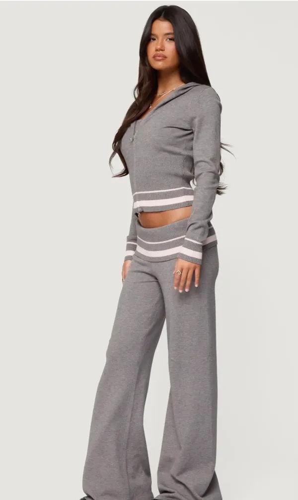 Edikted kaliya stripe strapless knot top - Image 4