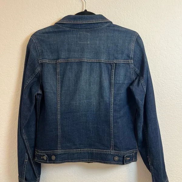 Old Navy Dark Blue Jean‎ Jacket - Image 4