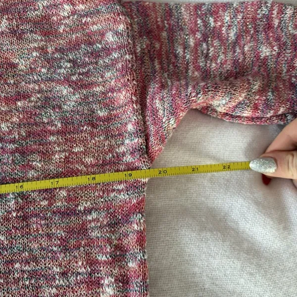 Vintage 90s American Eagle Womens Size‎ Small Sweater 3/4 Sleeve Pink Coquette - Image 5