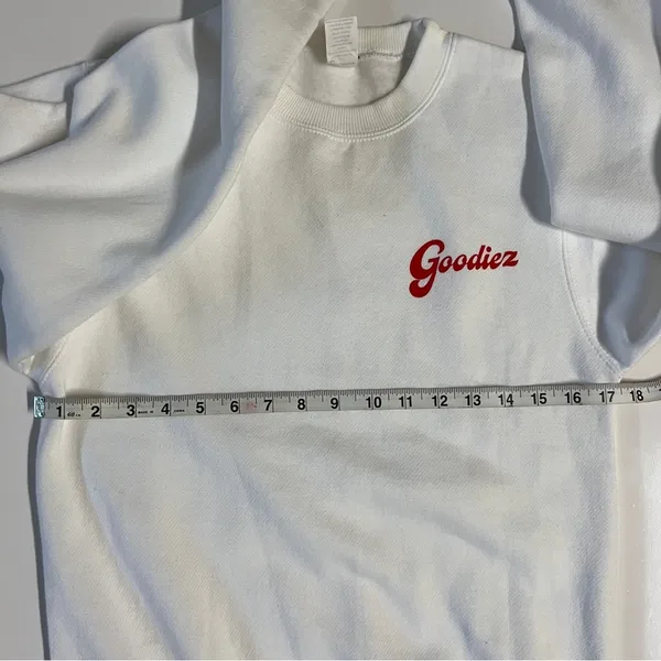 Goodiez Self Love Is The Best Love Sweatshirt & Joggers in White & Red - Image 15
