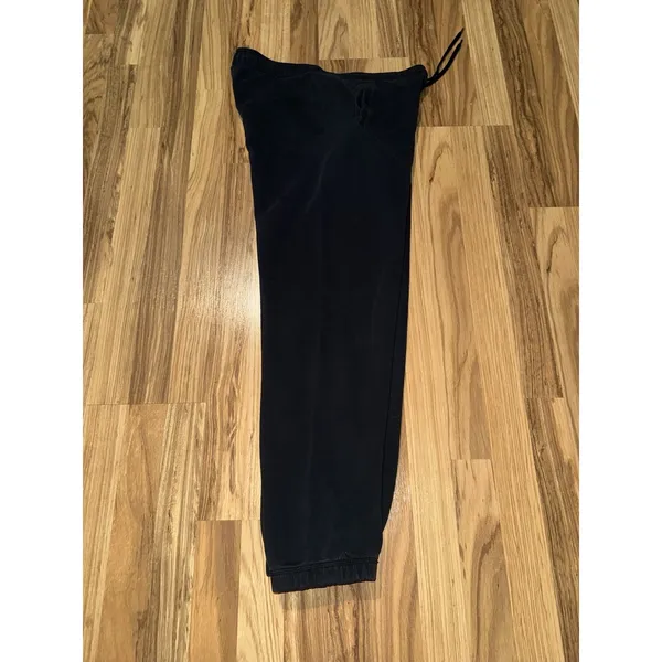 Nike Women's Sz M Medium‎ Joggers Cotton Sweatpants Black Rose Gold - Image 7