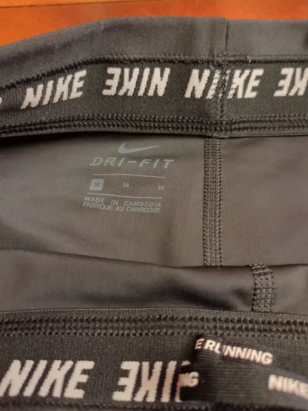 Nike Womens Power Essential Crop Tight Leggings Black Dri-Fit Size M - Image 8