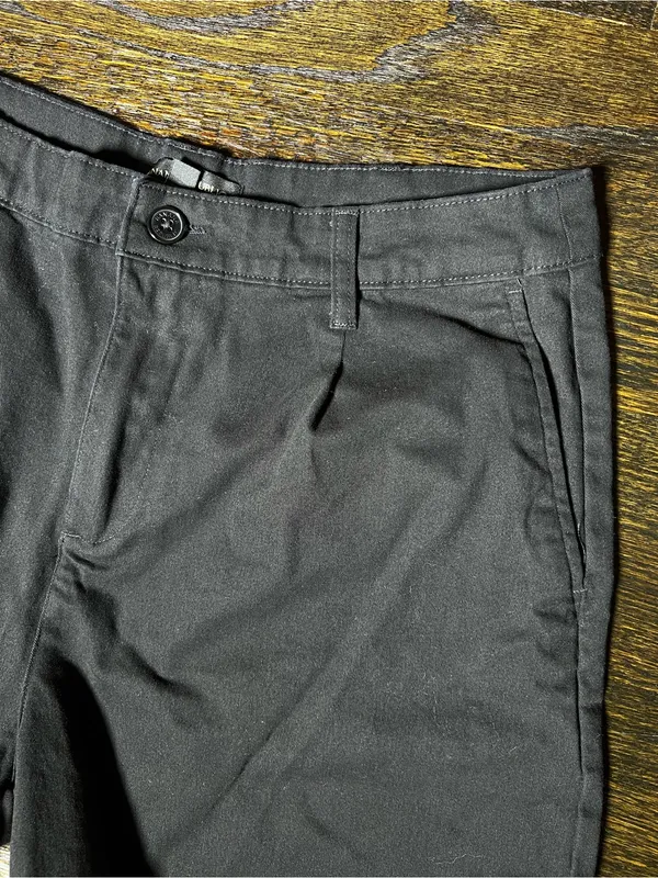Banana Republic Black High Waist Bermuda Shorts Size 10 Twill Stretch - Image 3