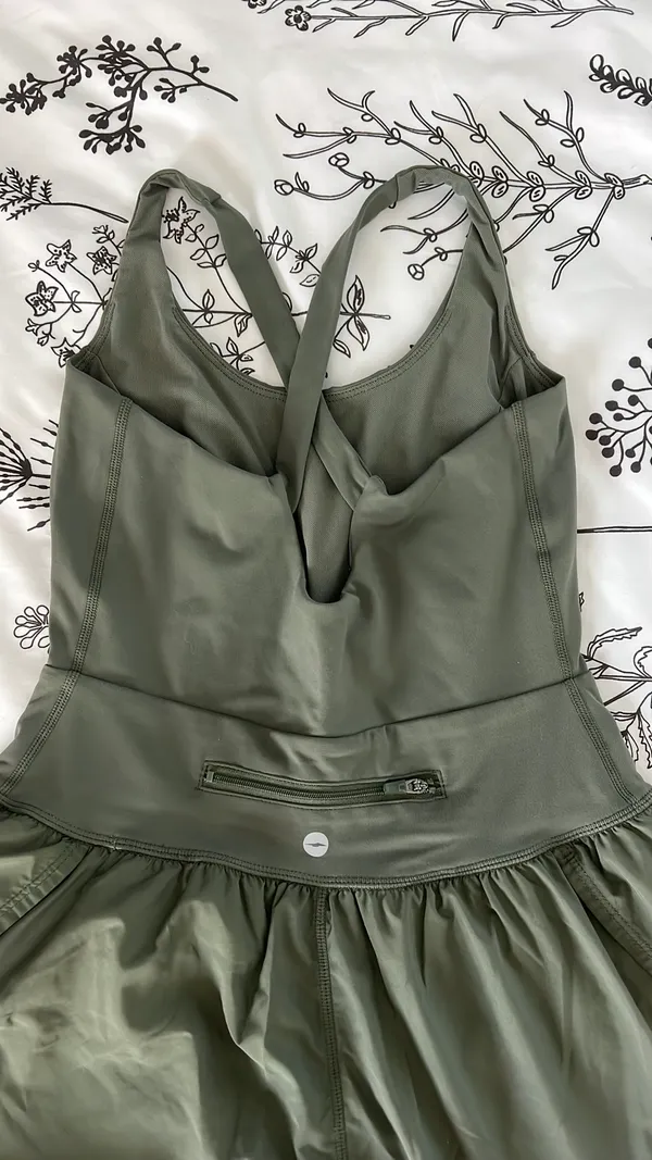 Olive Avia Athletic Romper - Image 2