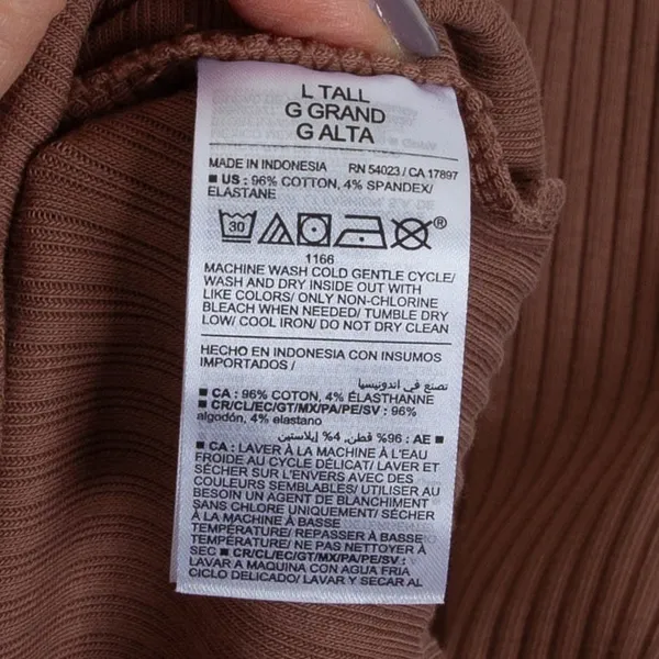 NWT Old Navy Womens Square Neck Ribbed Knit Bodycon Midi Dress Size L Tall Brown - Image 5
