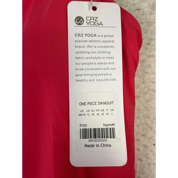 CRZ YOGA Women Swimsuit Modest Medium Swim Dress Tummy Control Adjustable YBack‎ - Image 4