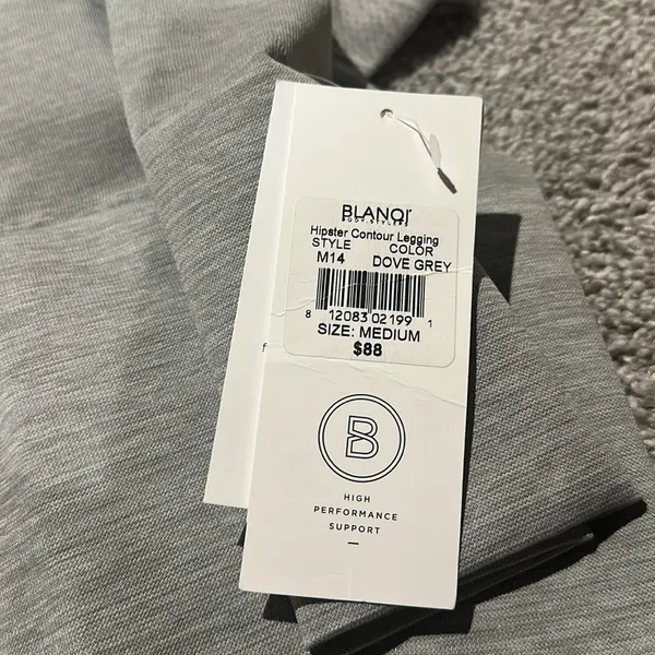 Blanqi Dove Grey Hipster Contour‎ Legging size M NWT Maternity or post partum - Image 4