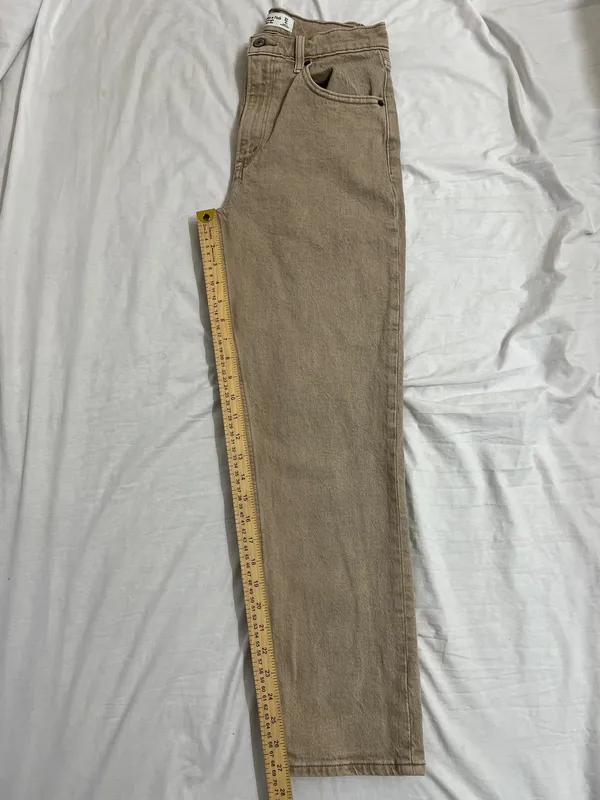 Abercrombie & Fitch 90’s ultra High-Rise Straight Jeans size 27” - Image 5