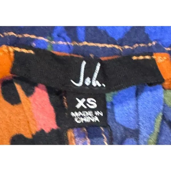 Joh Women's‎ Pants Wess Animal Print Charmeuse Relaxed Fit Colorful Sz. XS NWT - Image 6