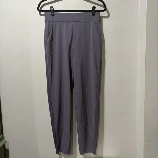 Athleta Brooklyn Mid Rise Ankle Pants Size 4 Dusty Purple Womens‎ Lightweight - Image 2