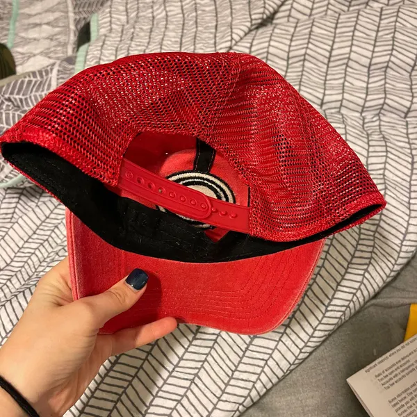 Red Georgia bulldogs Hat - Image 3
