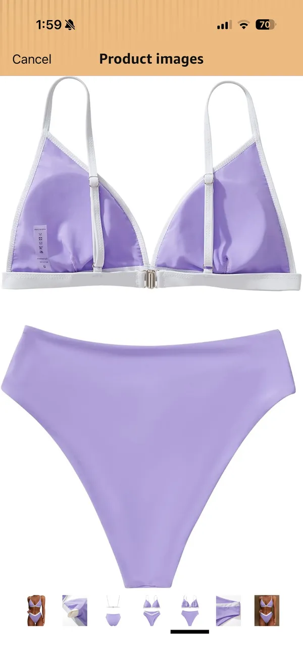 Amazon Purple Bikini Set - Image 2