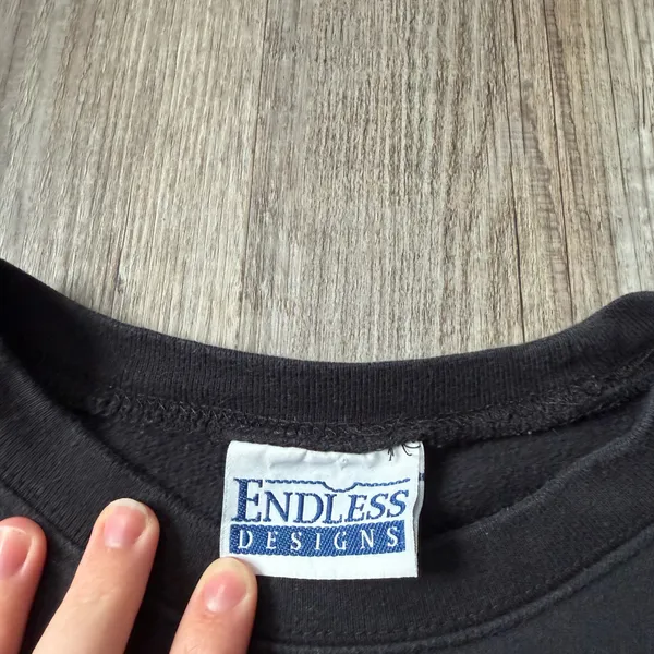 Vintage Endless Designs Happy Halloween Embroidered Crewneck Sweatshirt - Image 4