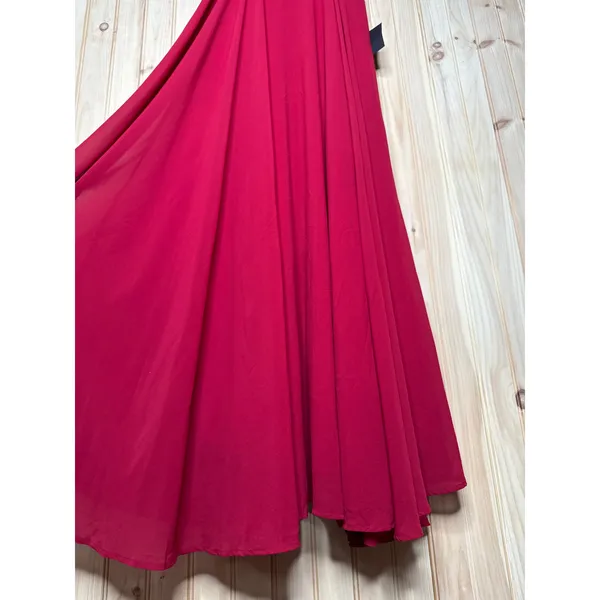 NWT Lulus Cause for Commotion Red Pleated Bustier Maxi Dress Gala Banquet Size S - Image 5