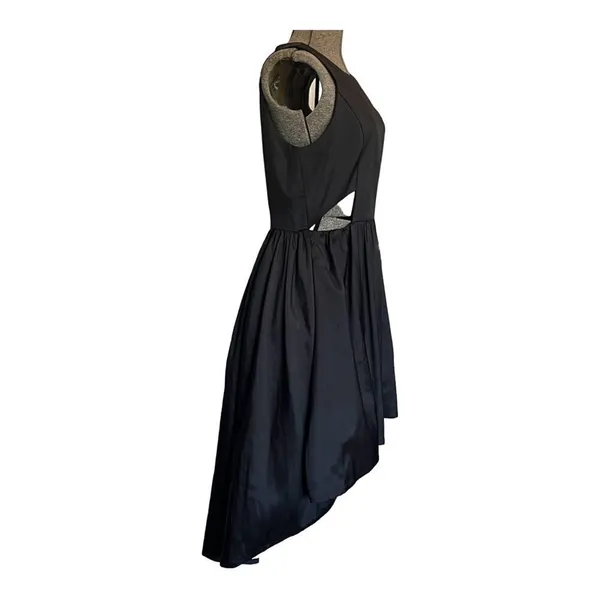 Francesca's High-Low Dress Women Medium Black Side Cutout Cocktail‎ F16D518H - Image 6