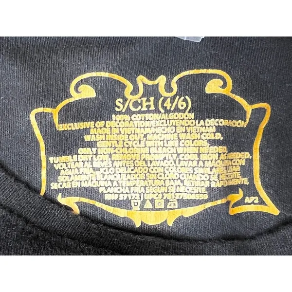 BCTC Apparel Halloween BOO! Black Long Sleeve T-shirt SMALL 4-6 Whimsical Casual - Image 5