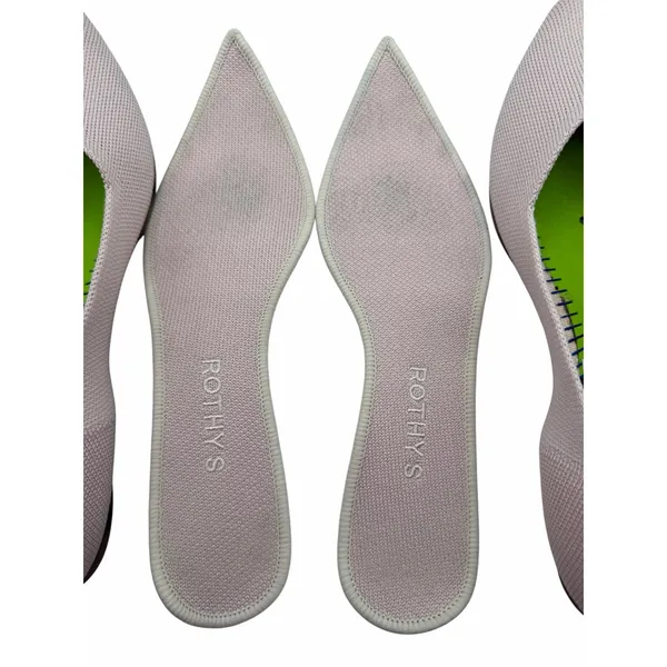 Rothy’s The Point Pink Blush Ballet Flats Comfort Washable Luxe Chic Size‎ 9 - Image 4