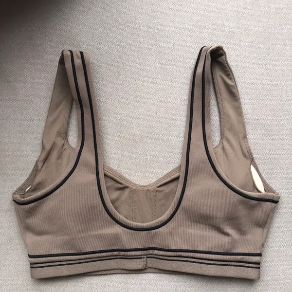 Alo Airbrush Heart Throb Bra Olive Tree/Black XS - Image 10