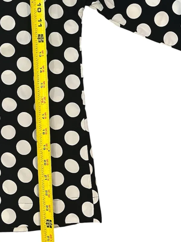 Old Navy | Polka Dot 3/4 Sleeve Blouse sz S - Image 9