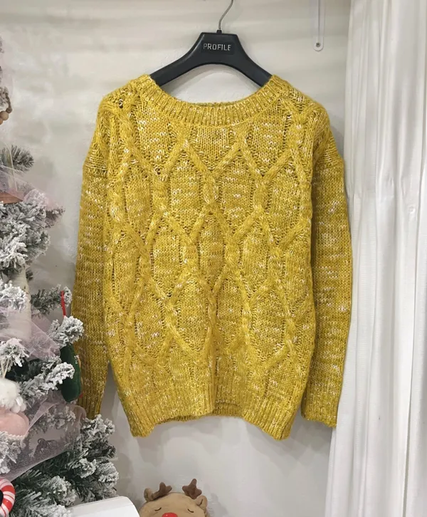 beautiful yellow sweater - Image 2