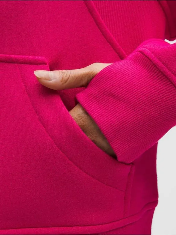 Lululemon NWT Scuba Oversized Half Zip Hoodie Fleece Pink Dragon Size XS/S - Image 6